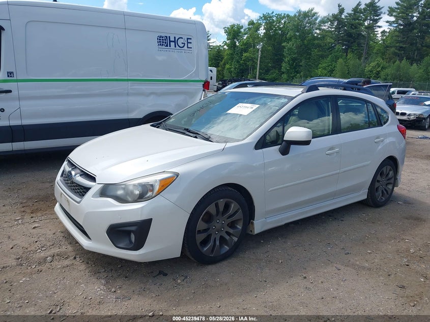 Vin: jf1gpas65d2822990, lot: 45737269, subaru impreza 2.0i sport limited 20132