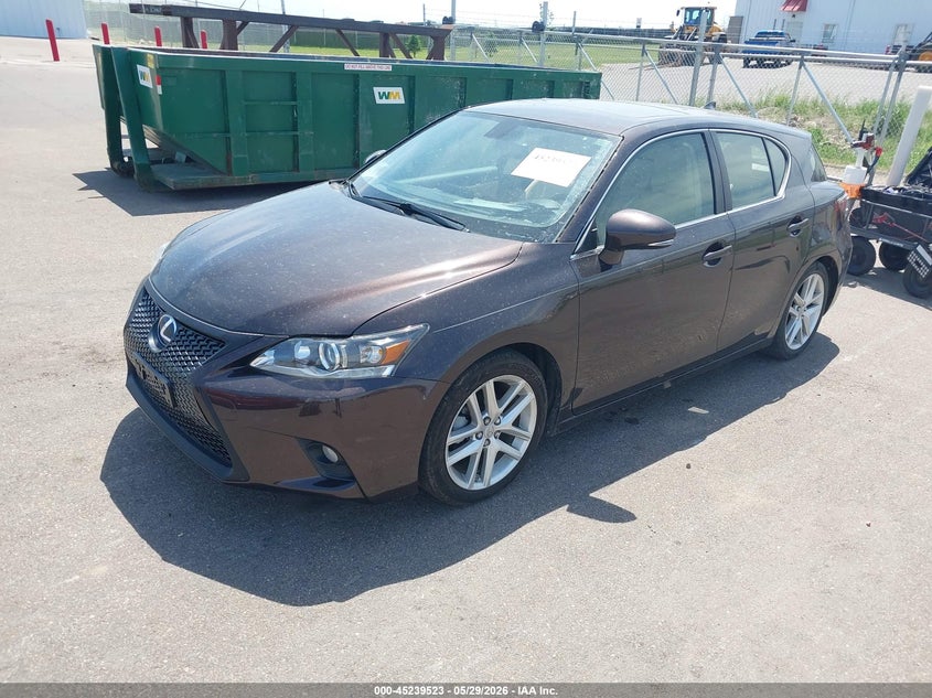 Vin: jthkd5bhxe2194382, lot: 45737314, lexus ct 200h 20142
