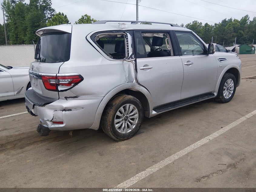 2021 Nissan Armada Sv 4Wd VIN: JN8AY2AD6M9661726 Lot: 45239549