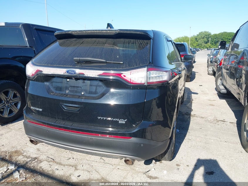 Vin: 2fmpk4k85gbb15328, lot: 45737380, ford edge titanium 20164