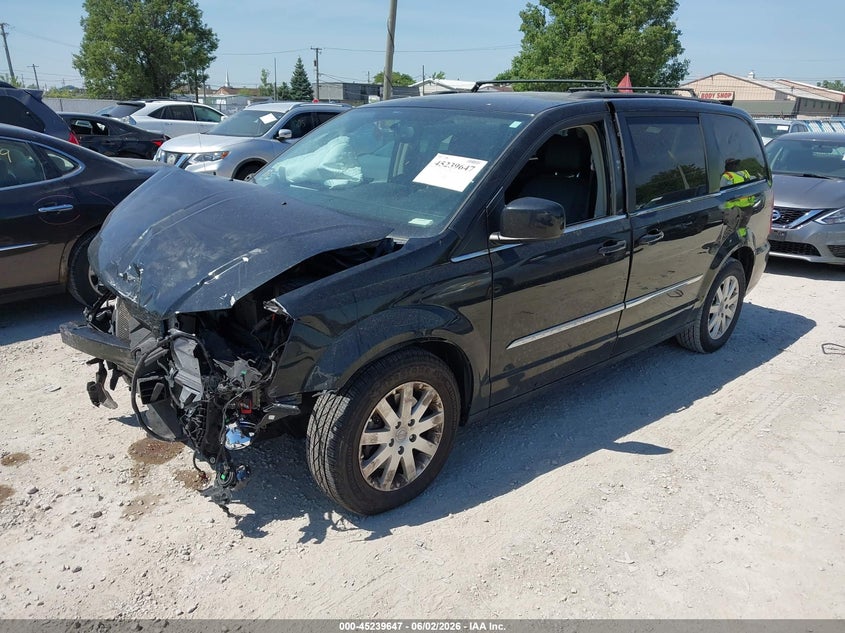 Vin: 2c4rc1bg0fr699580, lot: 45737438, chrysler town & country touring 20152
