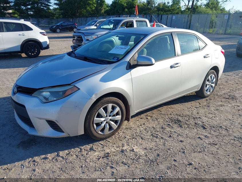 2014 Toyota Corolla Le 5YFBURHE0EP067843 photo 1