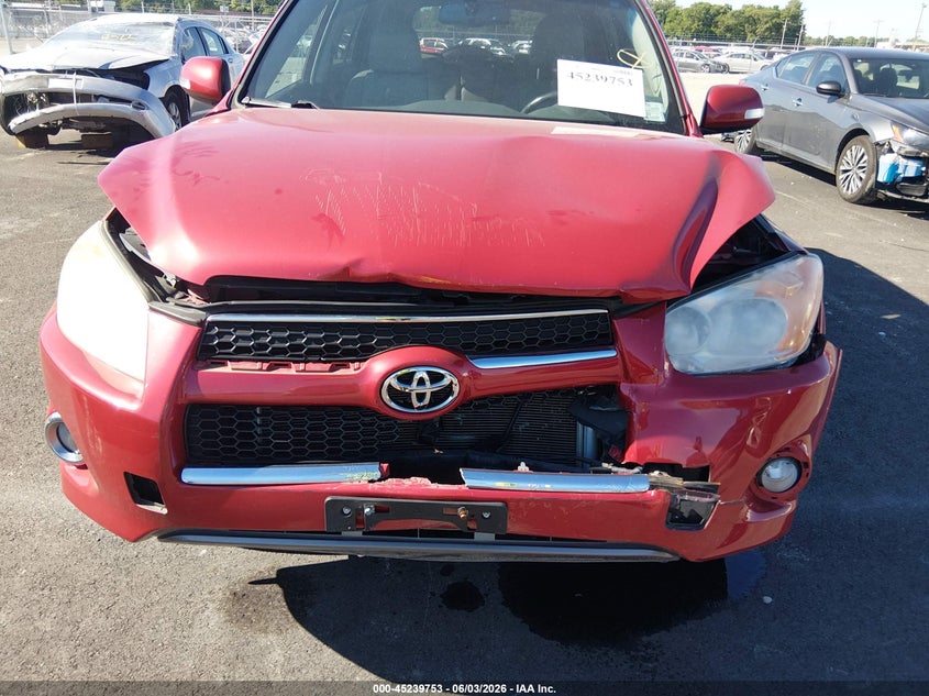 2012 Toyota Rav 4 2.5 Rav4 Limited red Lot 111045239753 Vin 2T3DF4DV5CW201258