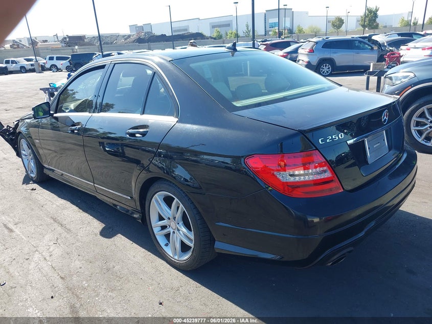 2012 Mercedes-Benz C 250 Sport VIN: WDDGF4HB5CA610734 Lot: 45239777