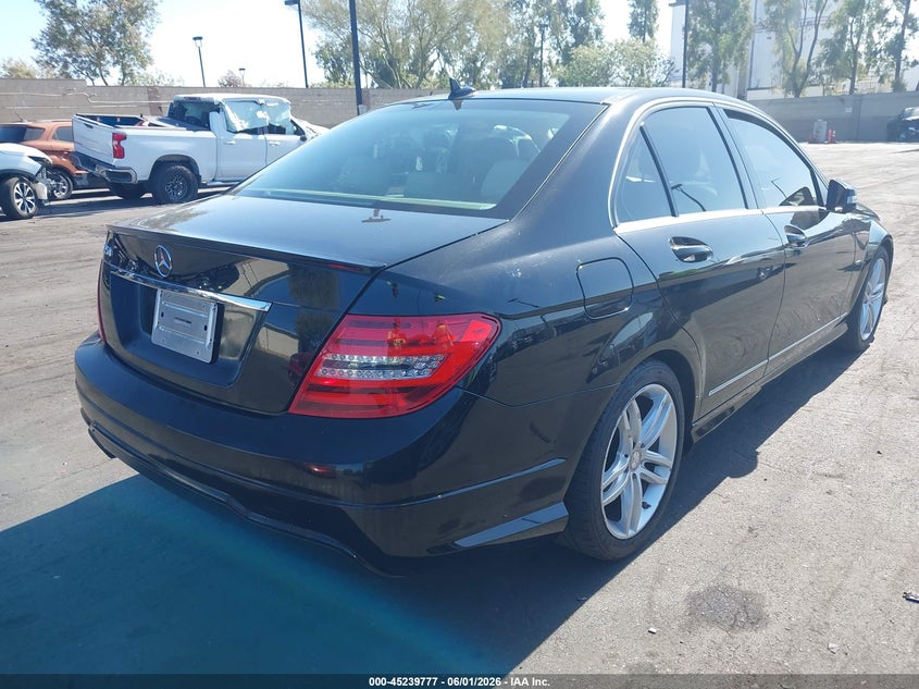 2012 Mercedes-Benz C 250 Sport VIN: WDDGF4HB5CA610734 Lot: 45239777