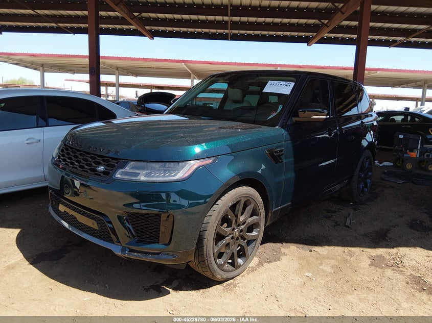 Vin: salwr2suxla732932, lot: 45737571, land rover range rover sport hse mhev 20202