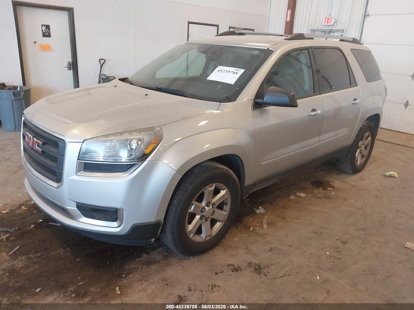 Vin: 1gkkrpkd8ej334208, lot: 45737579, gmc acadia sle-2 20142