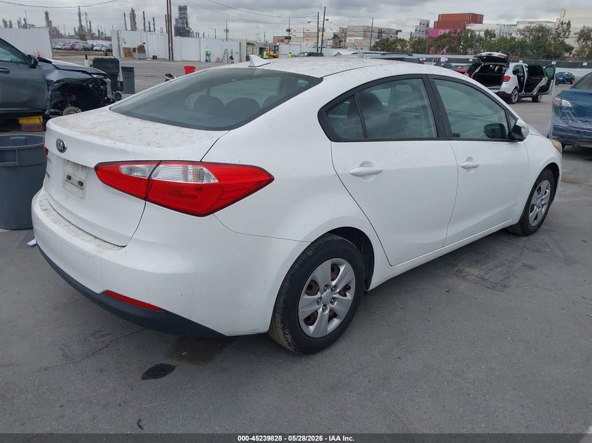 Vin: knafk4a64g5550715, lot: 45737619, kia forte lx 20164