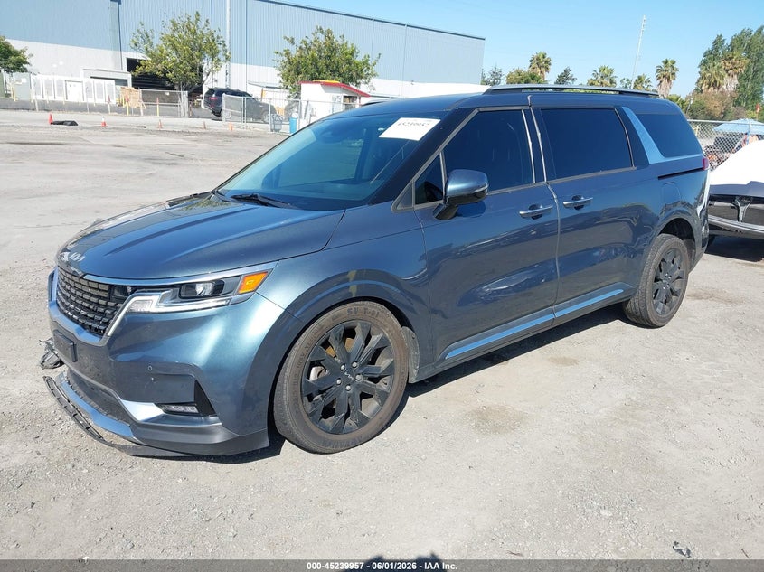 Vin: kndne5h38n6148615, lot: 45737748, kia carnival mpv sx 20222