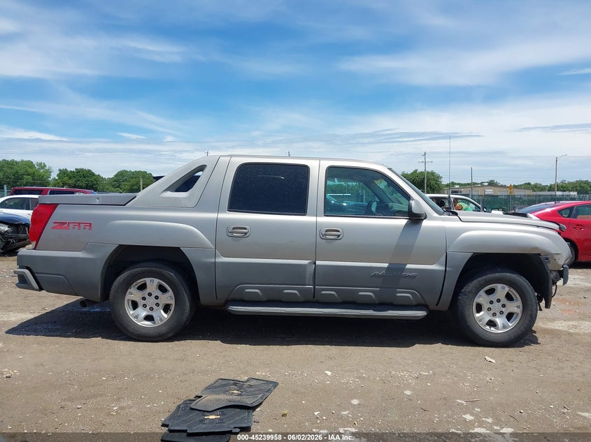 2002 Chevrolet Avalanche 1500 VIN: 3GNEC13TX2G351576 Lot: 45239958