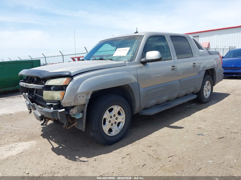 2002 CHEVROLET AVALANCHE TRUCK 5.3L V-8 285HP