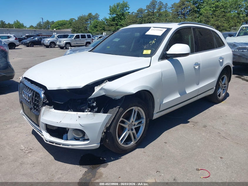 Vin: wa1l2afp6ga033990, lot: 45737777, audi q5 2.0t premium 20162