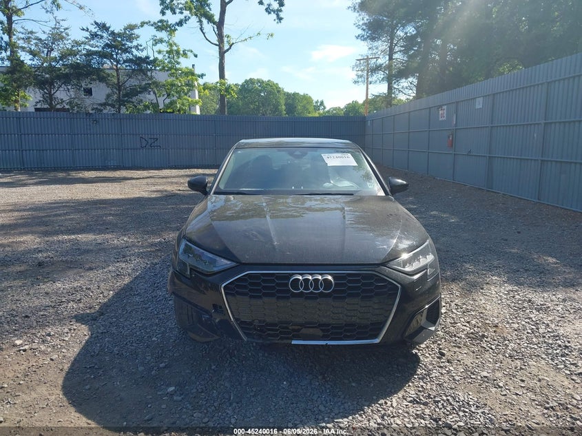 2022 Audi A3 Premium 40 Tfsi Front-Wheel Drive S Tronic VIN: WAUAUDGY2NA038999 Lot: 45240016
