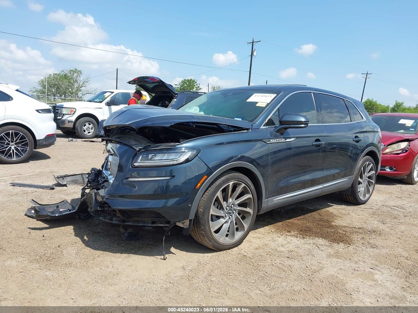 Vin: 2lmpj6k92pbl05664, lot: 45737814, lincoln nautilus reserve 20232