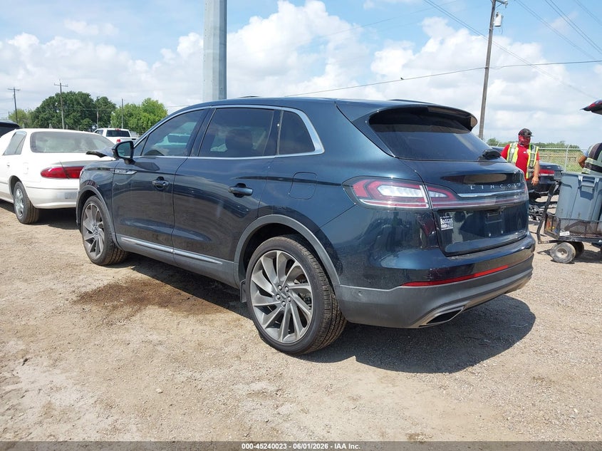 Vin: 2lmpj6k92pbl05664, lot: 45737814, lincoln nautilus reserve 20233