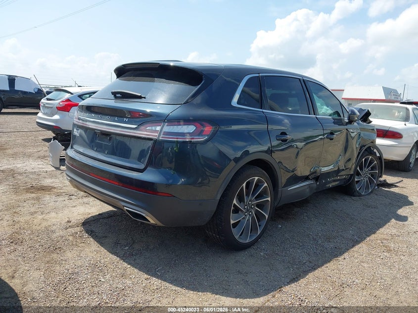 Vin: 2lmpj6k92pbl05664, lot: 45737814, lincoln nautilus reserve 20234