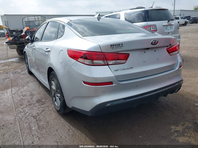Vin: 5xxgt4l30kg310573, lot: 45737834, kia optima lx 20193