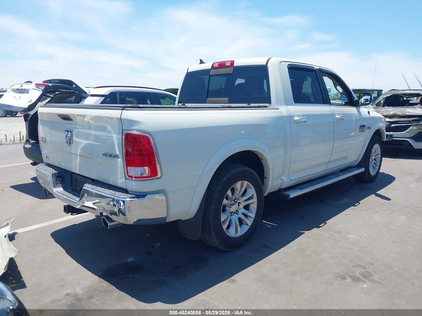 Vin: 1c6rr7pt3hs783120, lot: 45737849, ram 1500 longhorn  4x4 5'7 box 20174