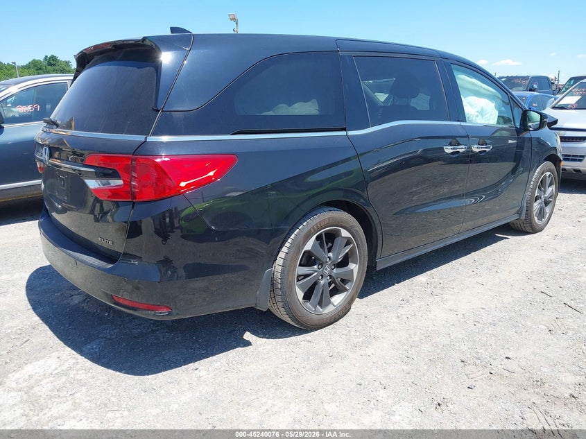 Vin: 5fnrl6h99nb004254, lot: 45737867, honda odyssey elite 20224