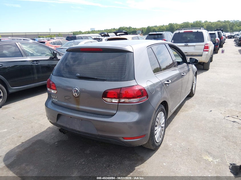 Vin: wvwdb7aj2cw336889, lot: 45737885, volkswagen golf 2.5l 4-door 20124