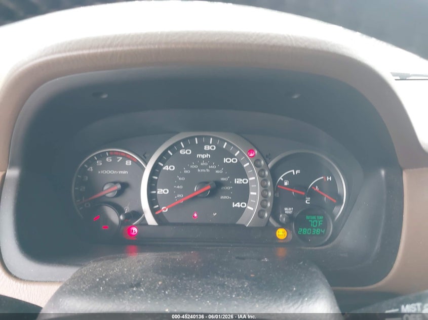 2003 Honda Pilot Ex-L VIN: 2HKYF18533H57143 Lot: 45240136