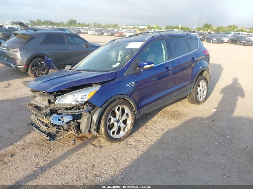 Vin: 1fmcu9j90dua39961, lot: 45737983, ford escape titanium 20132