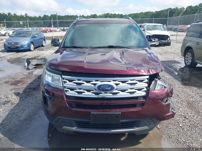 VIN 1FM5K7D8XKGA75805 2019 FORD EXPLORER XLT
