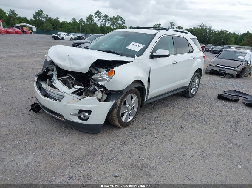 2012 Chevrolet Equinox 2.4 Ltz white Lot 111045240236 Vin 2GNALFEK3C6375425