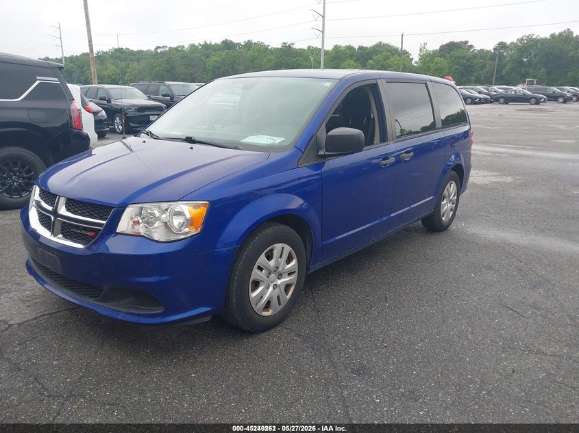 Vin: 2c4rdgbg5kr500291, lot: 45738053, dodge grand caravan se 20192