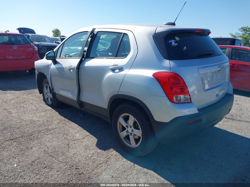Vin: 3gncjnsb4gl165625, lot: 45738067, chevrolet trax 1ls 20163