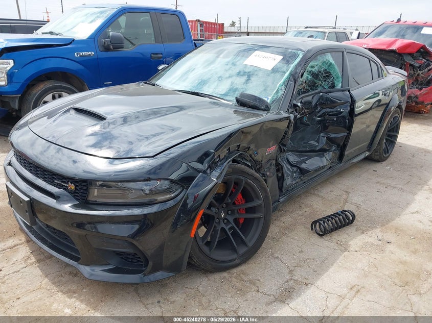 Vin: 2c3cdxgj0ph508875, lot: 45738069, dodge charger scat pack widebody 20232