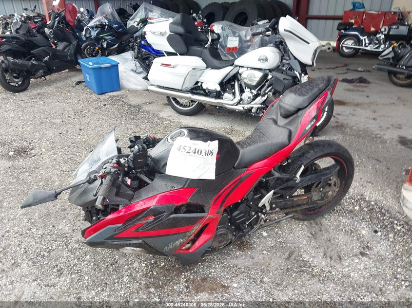 2025 Kawasaki Ex500 VIN: ML5EXGG11SDA71760 Lot: 45240306