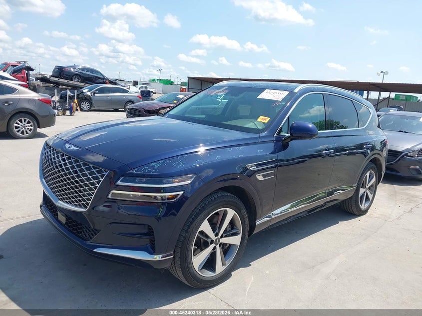 Vin: kmuhbdsbxnu077457, lot: 45738109, genesis gv80 2.5t awd 20222