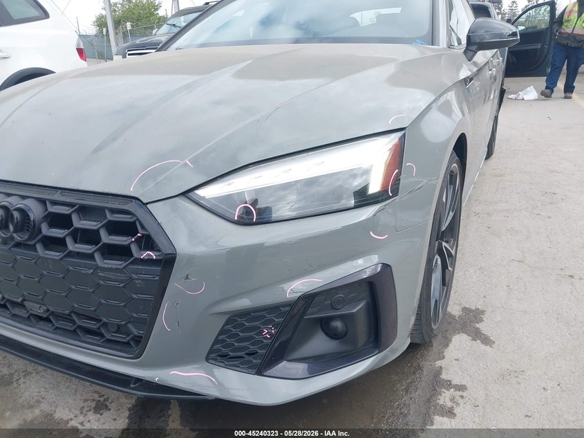 2022 Audi S5 Sportback Premium Plus Tfsi Quattro Tiptronic VIN: WAUC4CF5XNA040560 Lot: 45240323