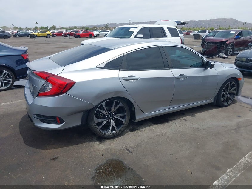 2021 HONDA CIVIC SEDAN 2.0L I-4 DOHC, VVT, 158HP