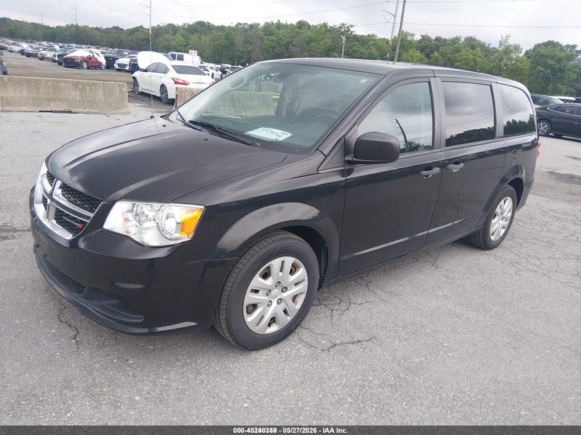 Vin: 2c4rdgbg9kr742405, lot: 45738150, dodge grand caravan se 20192