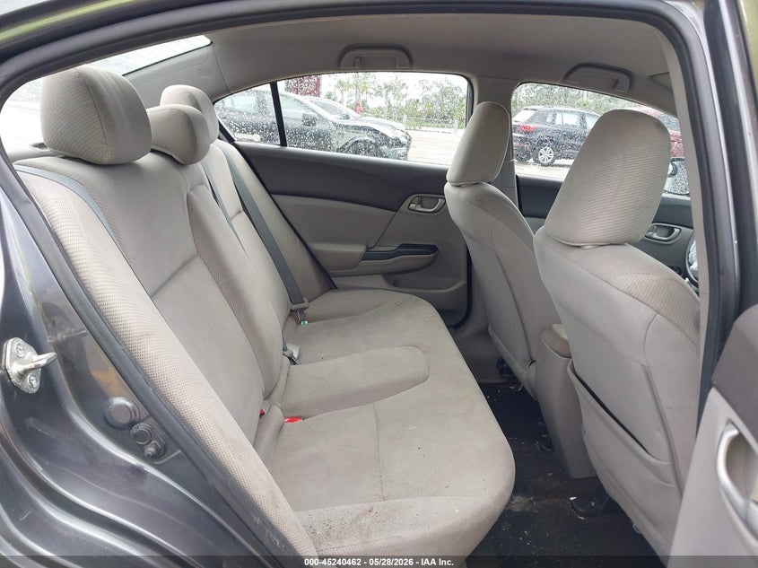 2012 Honda Civic 1.8 Lx grey Lot 111045240462 Vin 19XFB2F51CE021714