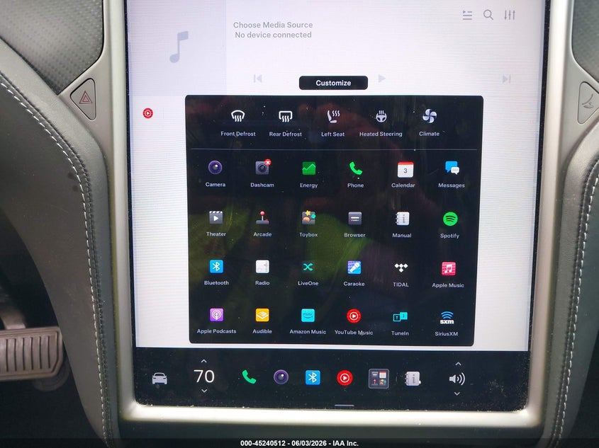 2020 Tesla Model X Long Range Dual Motor All-Wheel Drive/Long Range Plus Dual Motor All-Wheel Drive VIN: 5YJXCBE24LF272844 Lot: 45240512