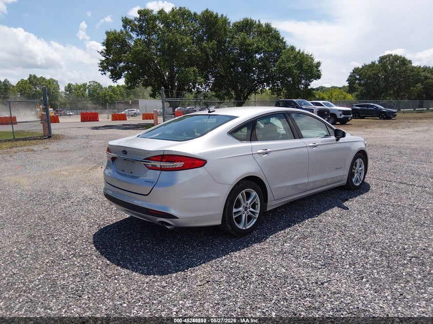 Vin: 3fa6p0uu4jr281939, lot: 45738343, ford fusion hybrid s 20184