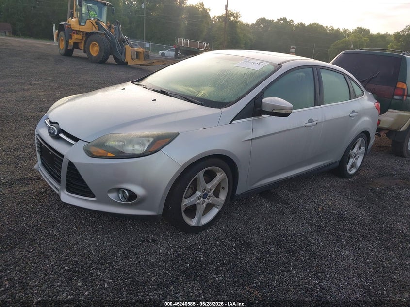 2014 Ford Focus Titanium 1FADP3J24EL422654 photo 1