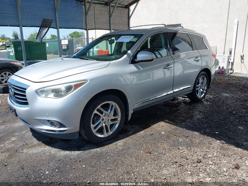 Vin: 5n1al0mm2dc328352, lot: 45738391, infiniti jx35 20132