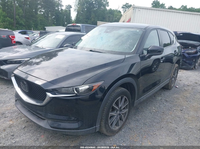 Vin: jm3kfacm9j1316446, lot: 45738431, mazda cx-5 touring 20182