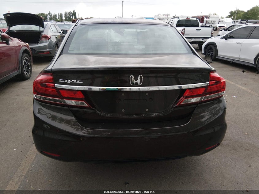 2014 HONDA CIVIC SEDAN 1.8L I-4 VVT, 143HP