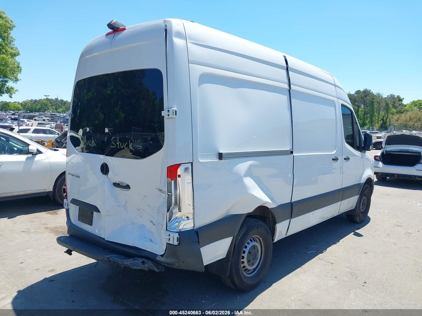 2023 Mercedes-Benz Sprinter 2500 Standard Roof 4-Cyl Diesel Ho VIN: W1Y4NBHY0PT154883 Lot: 45240663