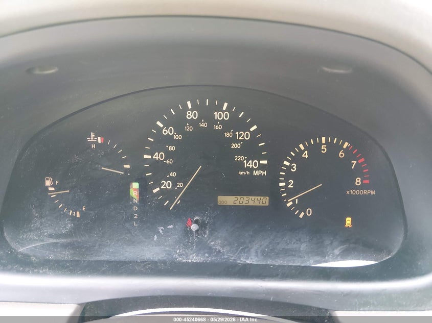 2001 Lexus Rx 300 VIN: JTJHF10U110187306 Lot: 45240668