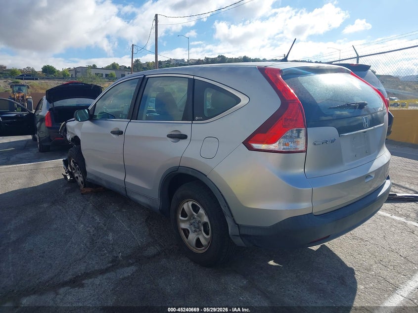 2012 Honda Cr-v 2.4 Cr-V Lx silver Lot 111045240669 Vin 2HKRM3H36CH504667