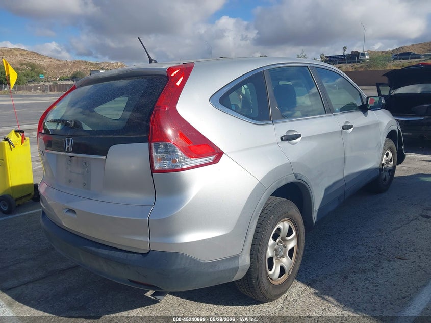 2012 Honda Cr-v 2.4 Cr-V Lx silver Lot 111045240669 Vin 2HKRM3H36CH504667