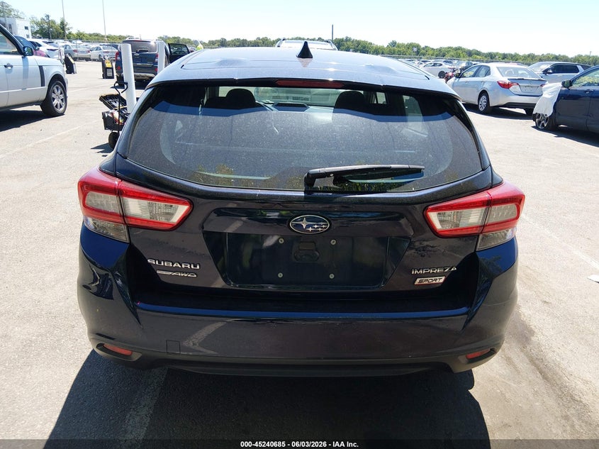 2019 Subaru Impreza 2.0I Sport VIN: 4S3GTAJ66K1724464 Lot: 45240685