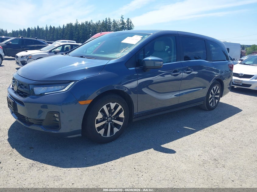 Vin: 5fnrl6h67sb079147, lot: 45738491, honda odyssey ex-l 20252