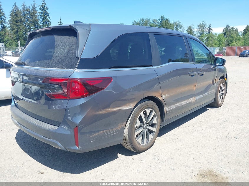 Vin: 5fnrl6h67sb079147, lot: 45738491, honda odyssey ex-l 20254